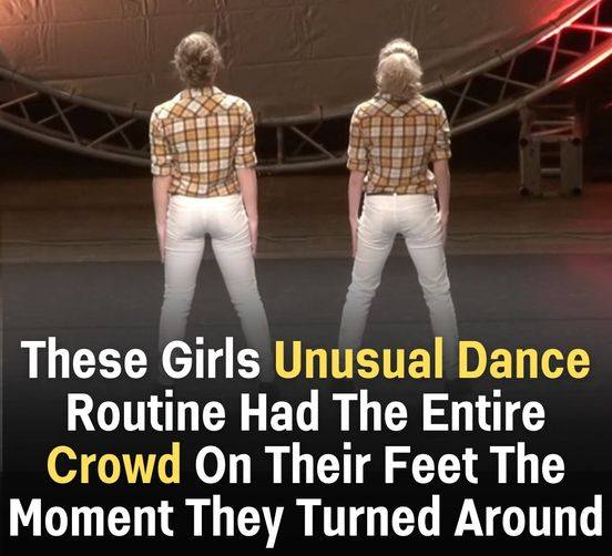 WATCH: This Unusual Dance Routine by Two Girls Had the Entire Crowd On Their Feet from the Moment They Turned Around!