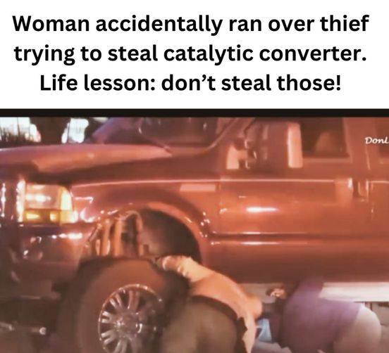 Woman Stops Thief in His Tracks
