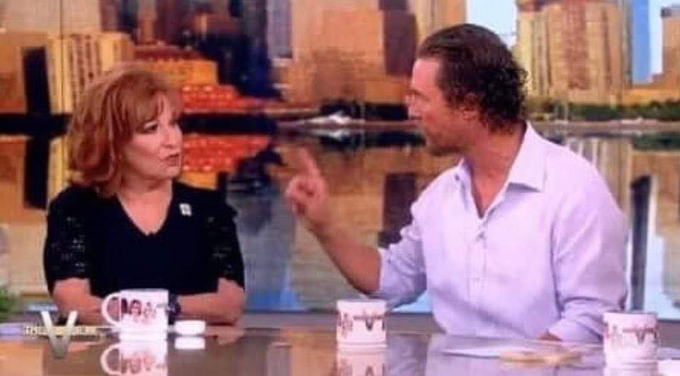 Co-host of ‘The View’ triggers Matthew McConaughey, his reply is very unexpected