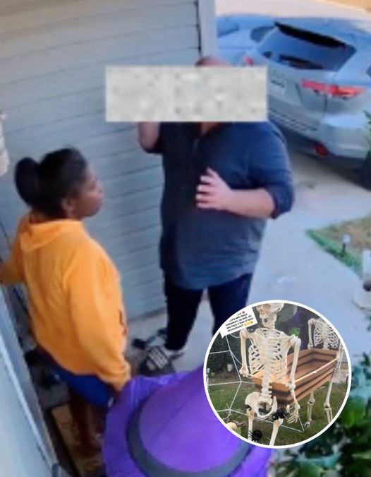 Neighbor’s Hilarious Response to Halloween Decoration Criticism Went Viral!