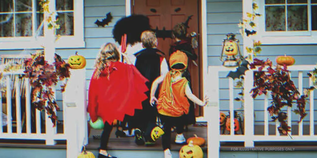 3 Years after Son’s Death, Lady Opens Door on Halloween & Sees Kids in Costumes She Sewed for Him – Story of the Day